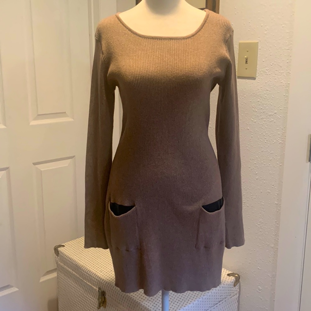 BCX Lightweight Body Con Sweater Dress NWOT